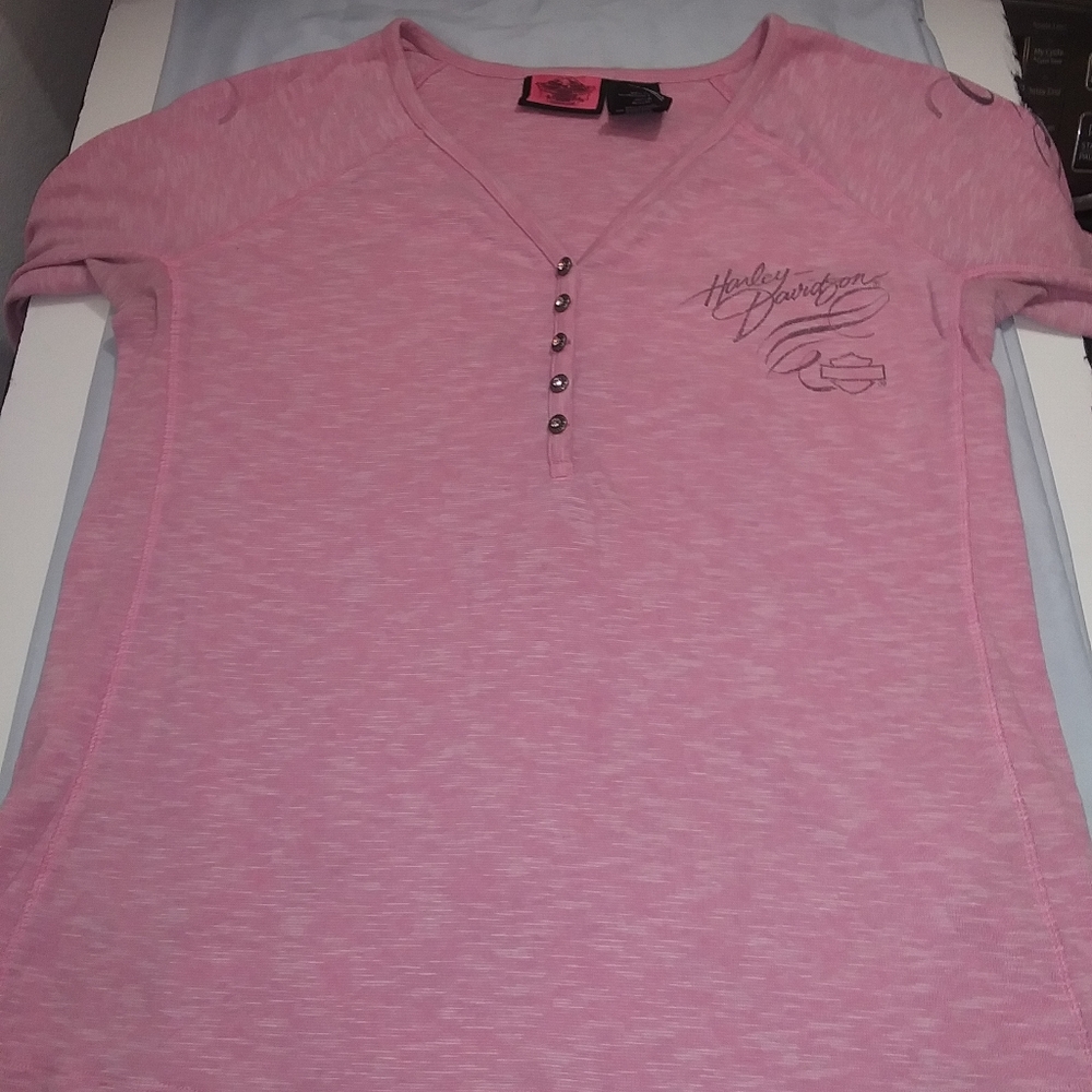 Plus size Harley Davidson top